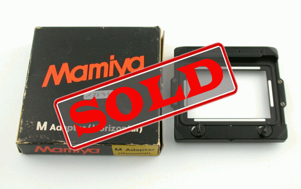 MAMIYA M Adapter Horizontal Press RB 67 RB67 Lagerware neu