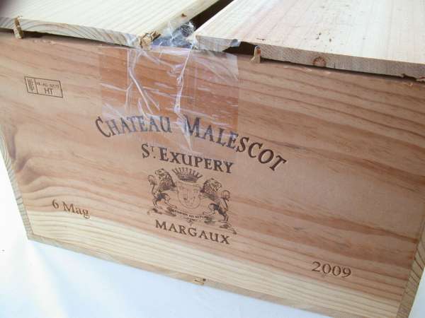 2x 1,5l Magnum CHATEAU Malescot St. Exupery Margaux 2009 red wine woodbox