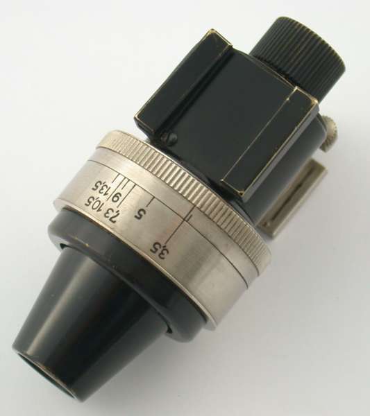 Leica VIDOM black paint nickel universal view-finder